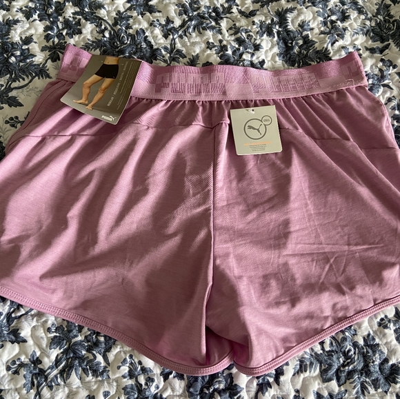 (3/$25) XL pink puma shorts nwt - Picture 2 of 3